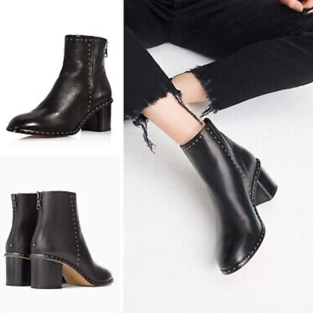 Rag & Bone Willow Stud Booties - image 1